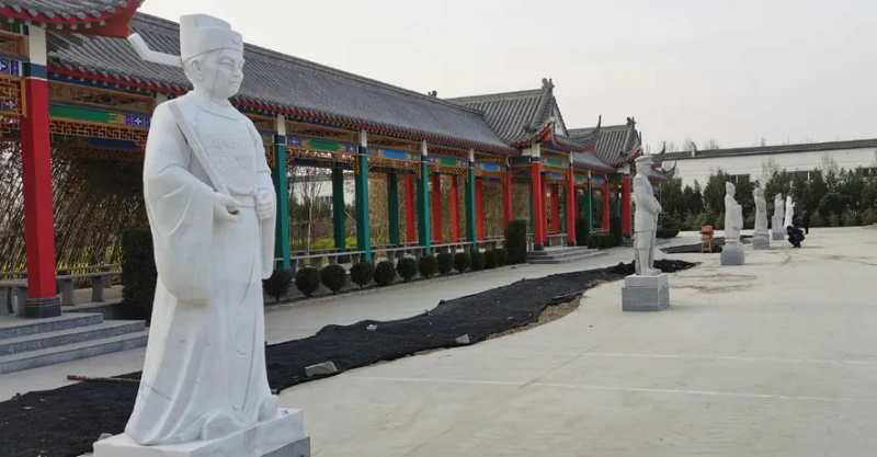12尊宁晋历史文化名人雕像落户泥坑酒文化旅游产业园