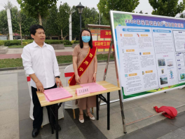 宁晋县应急管理局开展安全生产诚信宣传活动